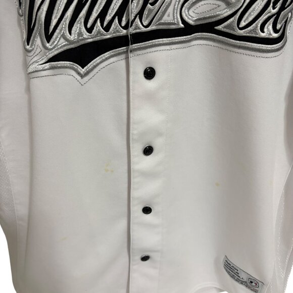 Chicago White Sox Full Button Jersey Mens Size Large White - Picture 5 of 6